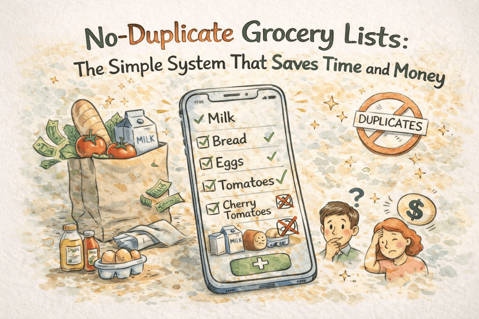 No-Duplicate Grocery Lists: The Simple System That Saves Time and Money