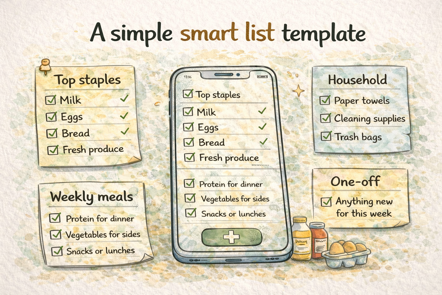 Meal planning pays off when the list matches what you will actually cook