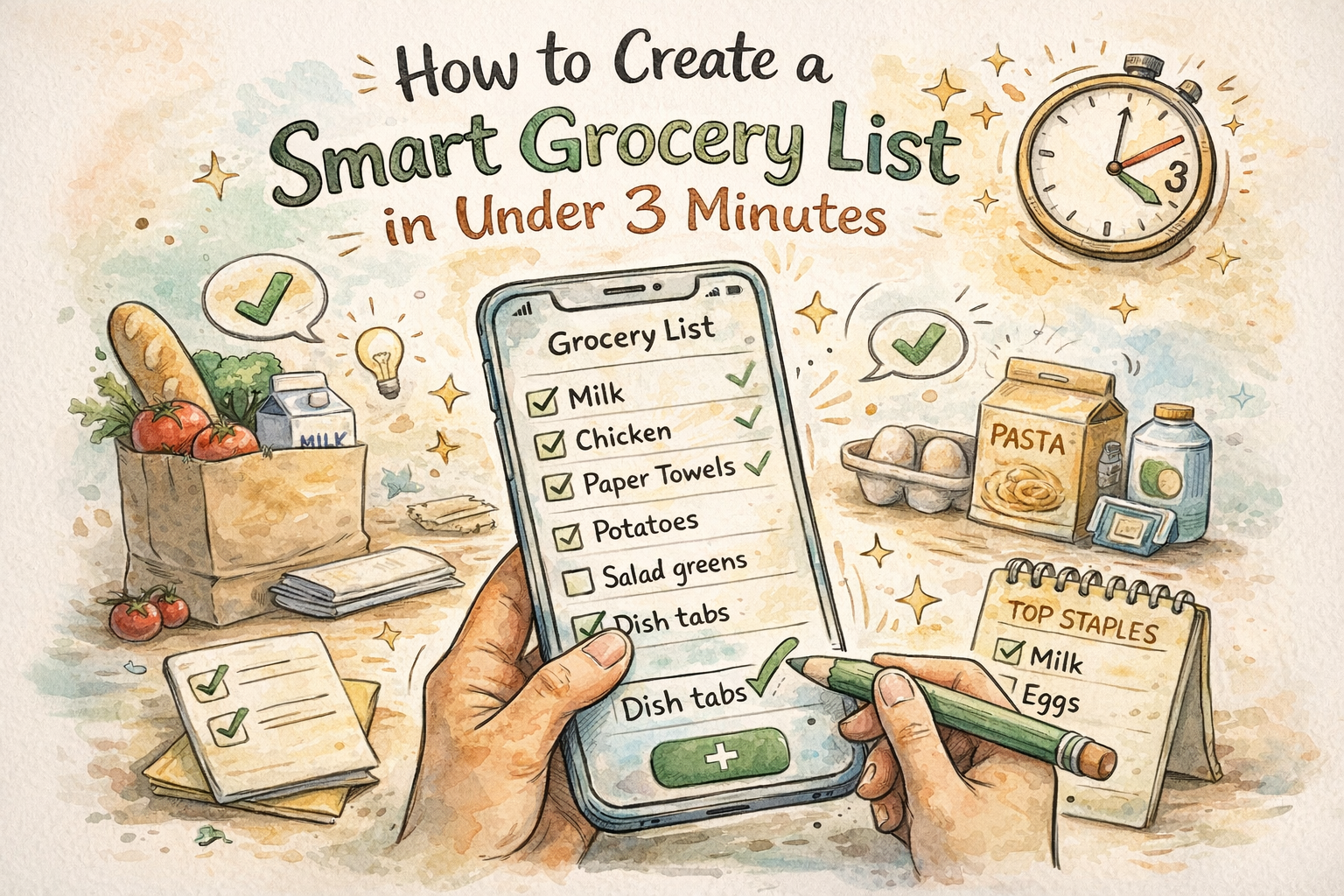 A clean active section keeps scanning fast